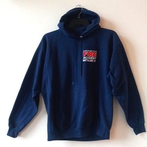 Hanes Alan Hancock Navy Blue Long Sleeve Hoodie